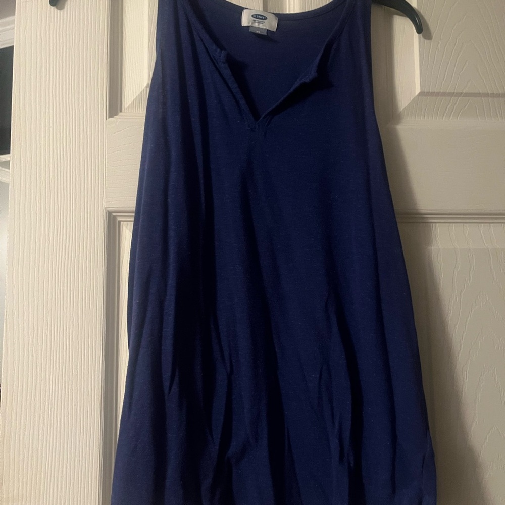 Old Navy Blue Relaxed Tank Top